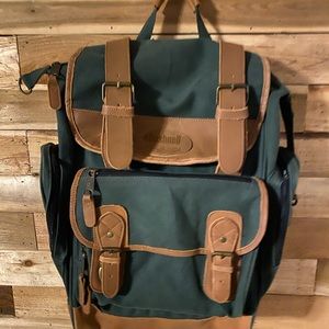Vintage Bushnell 🏕 Backpack Canvas | Book Bag EUC